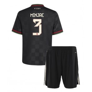 Lacne Dětský Futbalové dres Bayern Munich Kim Min-jae #3 2025-26 Krátky Rukáv - Tretina (+ trenírky)
